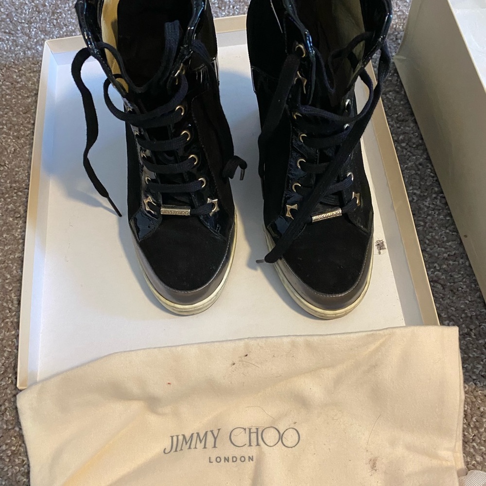 Jimmy Choo wedge sneakers